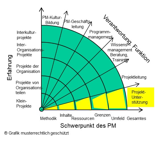 Karrierewege, Strahlengrafik - PMU