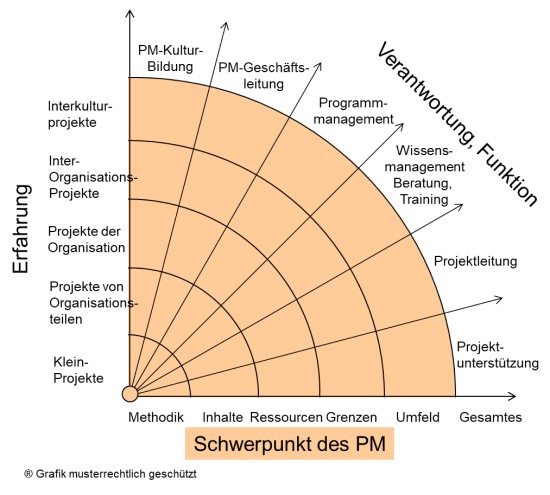 Karrierewege, Strahlengrafik - Schwerpunkte